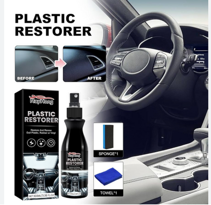 Spray revitalizan de plástico para vehículos